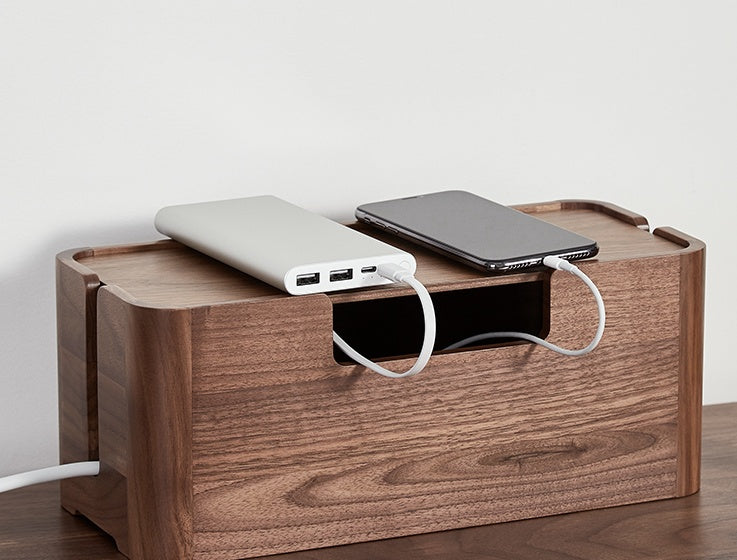 Original Wooden Wire Storage Box With Large Capacity