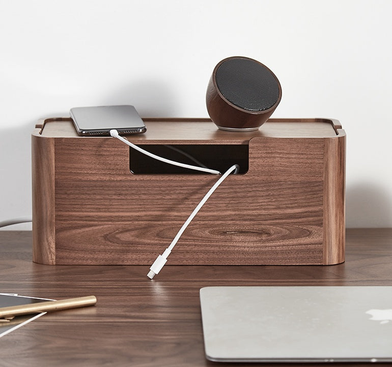 Original Wooden Wire Storage Box With Large Capacity