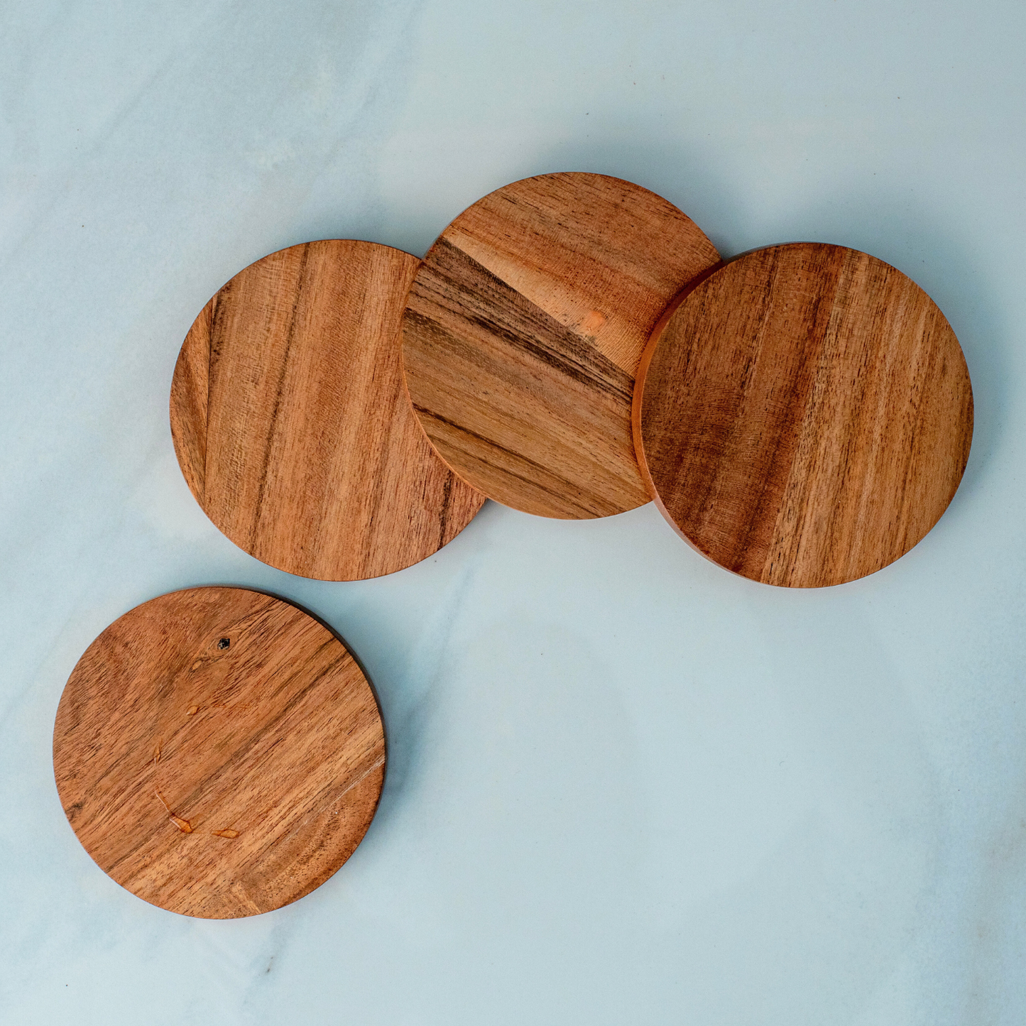 Classic Round Coasters, Set of 4