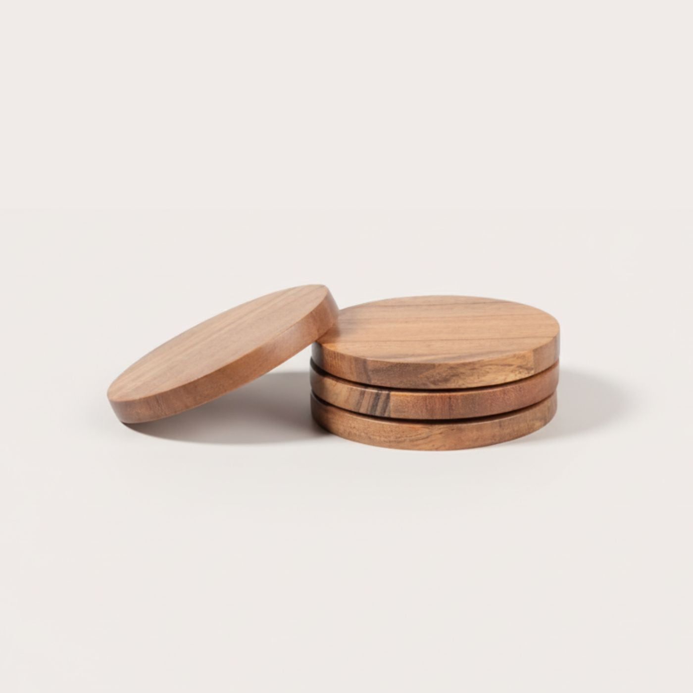 Classic Round Coasters, Set of 4