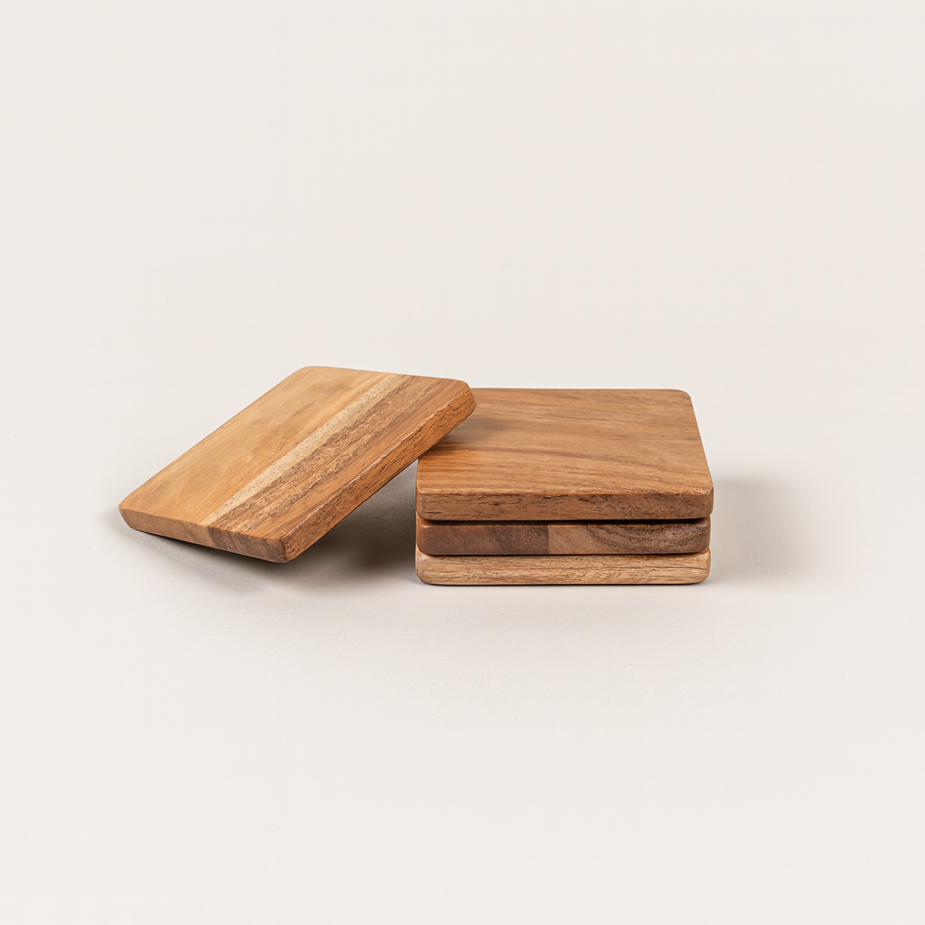 Classic Square Coasters, Set of 4
